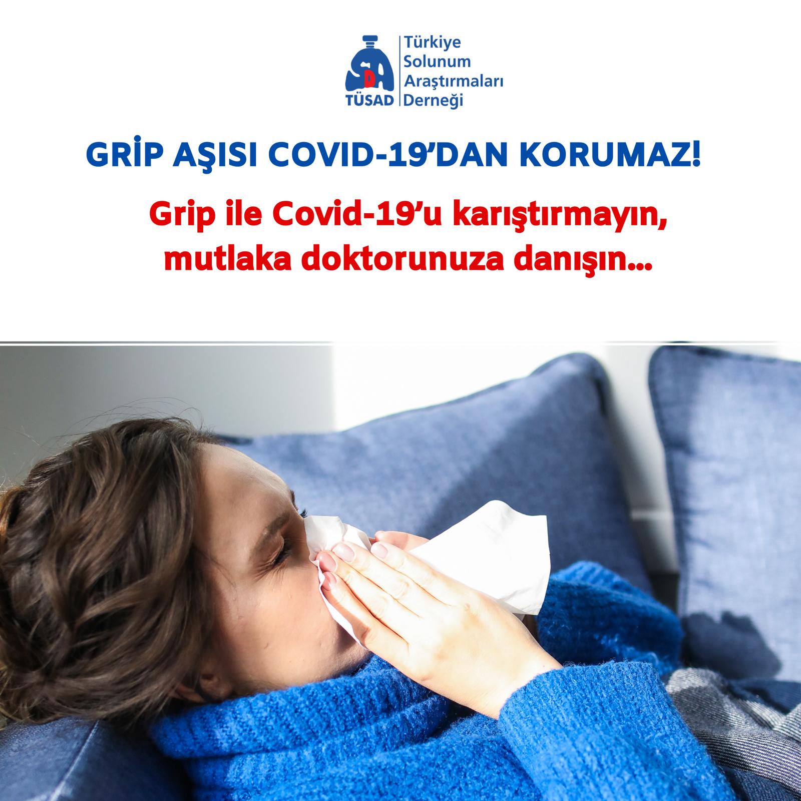 nefes alalim grip asisi covid 19 dan korumaz